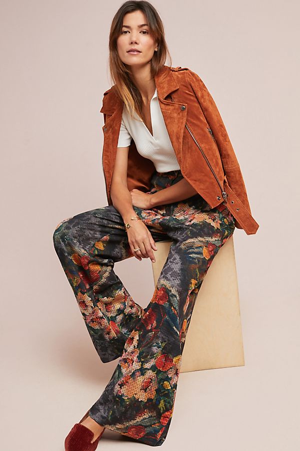 Slide View: 1: Simone Floral Trousers