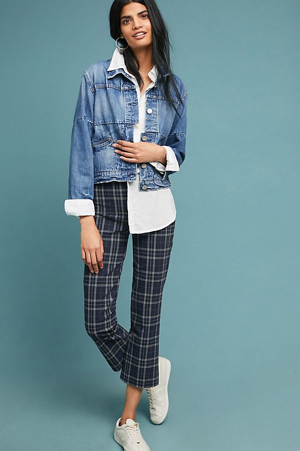 Slide View: 1: Campus Cropped Flare Pants