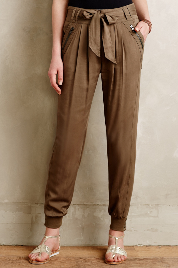 ButtonCuff Joggers Anthropologie