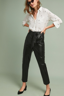 designer leather pants