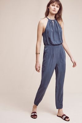 Fatale Silk Jumpsuit | Anthropologie