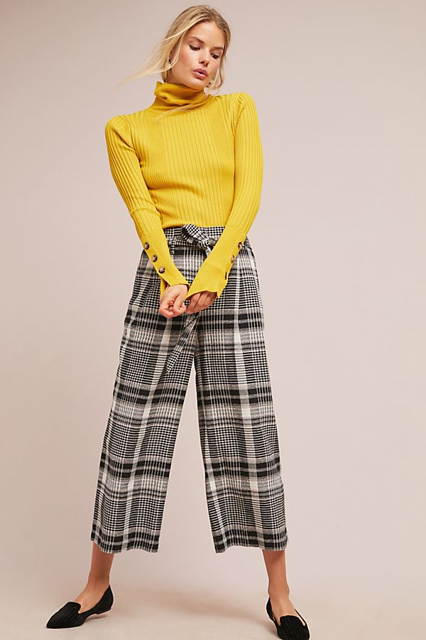 Slide View: 1: Luca Plaid Wide Legs