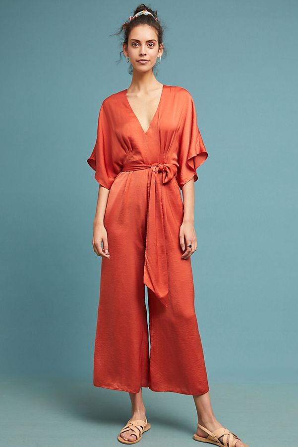 Slide View: 1: Sahara Wide-Leg Jumpsuit