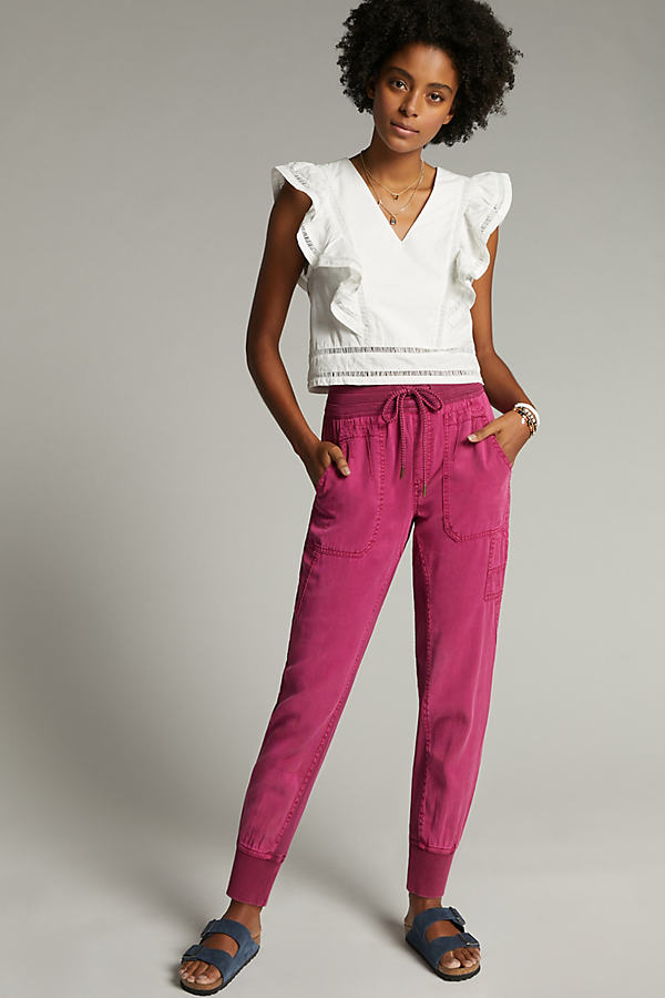 Anthropologie The Nomad Joggers In Purple