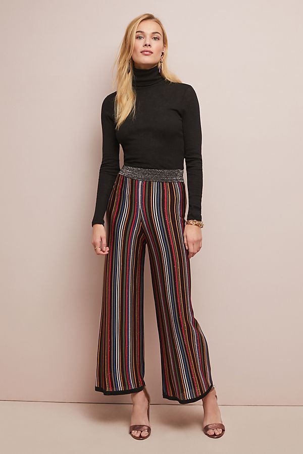 Slide View: 1: Retro Striped Pants