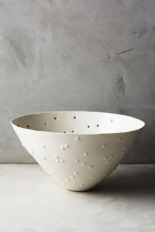 Slide View: 1: Confetti Dot Serving Bowl
