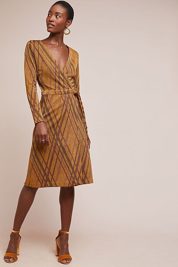 Slide View: 1: Amber Plaid Dress