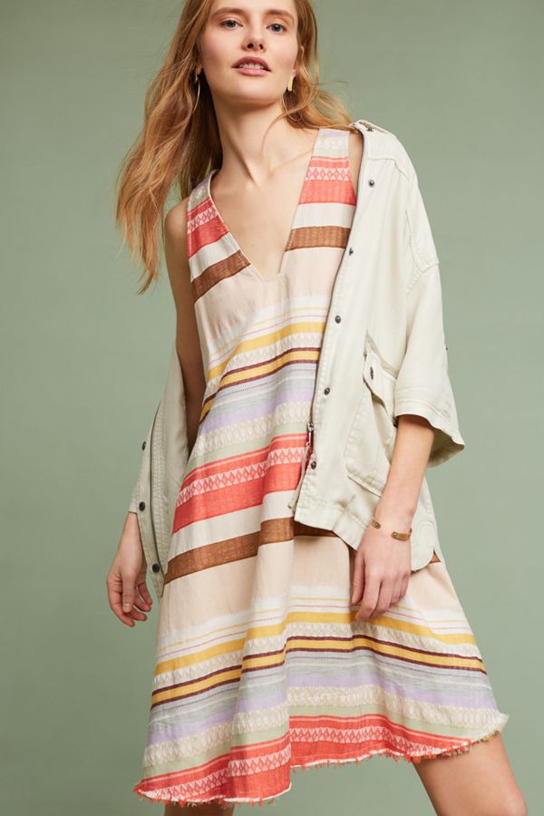 Cody YarnDyed Swing Dress Anthropologie