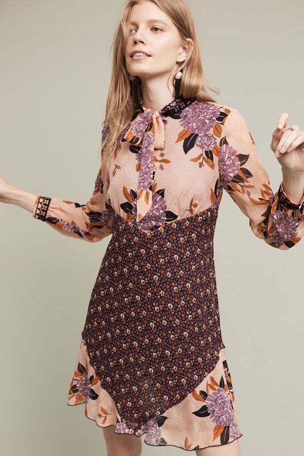Westing Silk Swing Dress Anthropologie