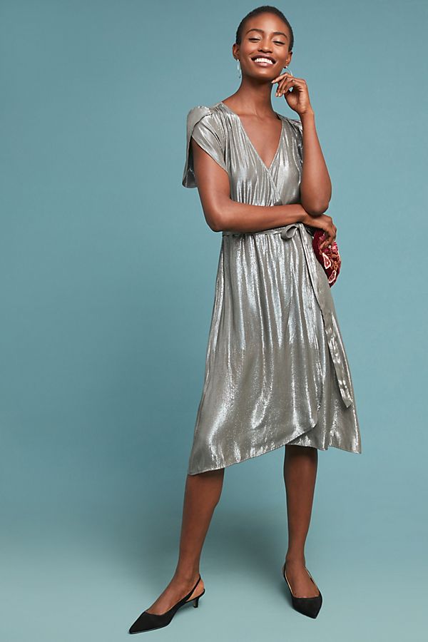 Slide View: 1: Calina Wrap Dress