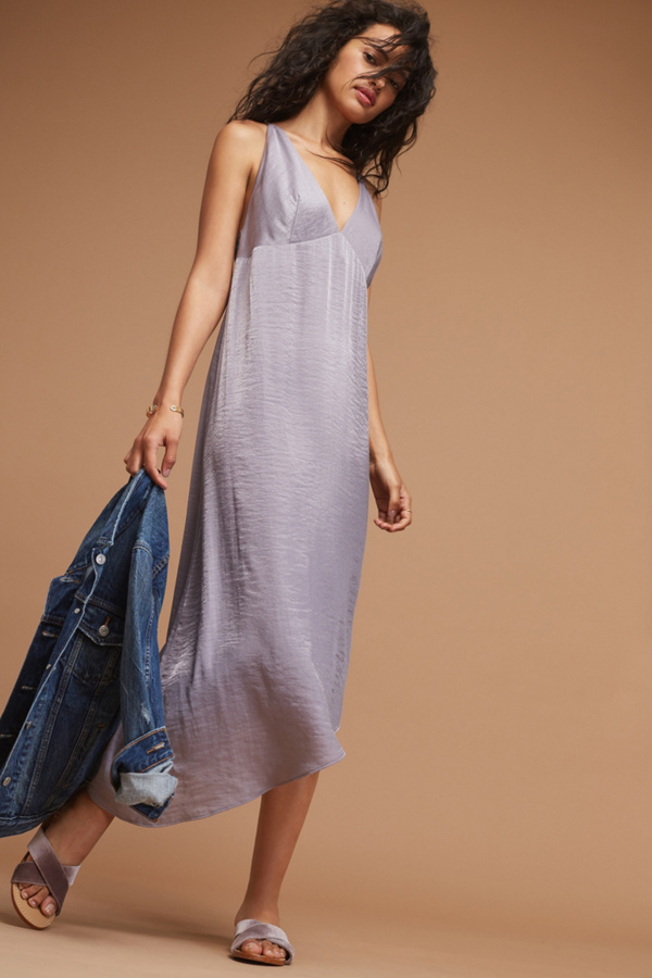 Slide View: 1: Winnie Woven Slip Dress