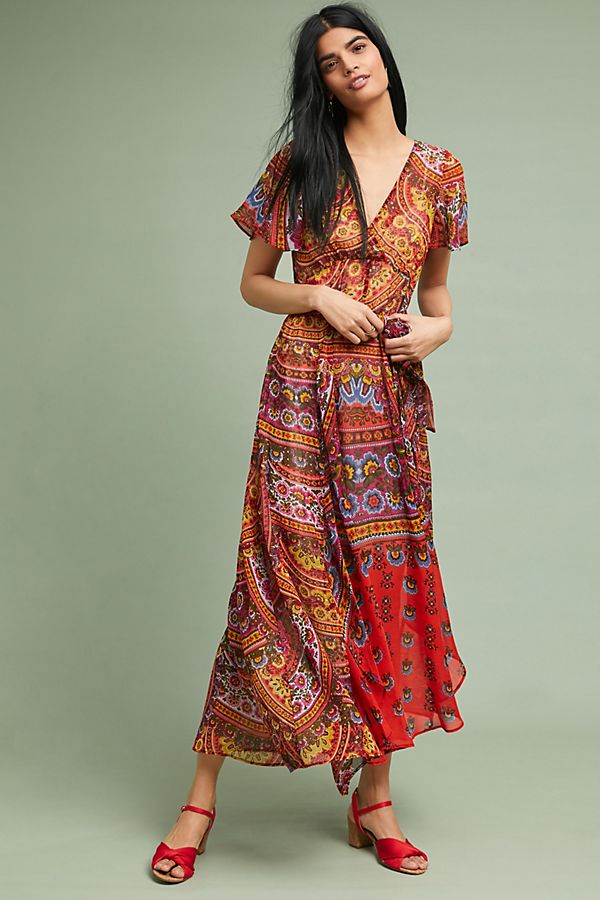 Slide View: 1: Murol Wrapped Maxi Dress