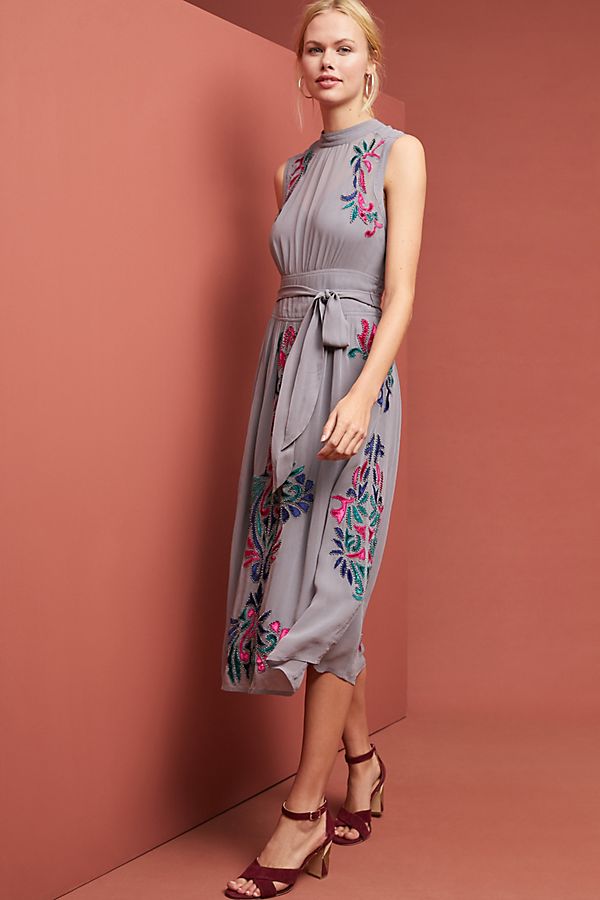 Slide View: 1: Amy Velvet Maxi Dress