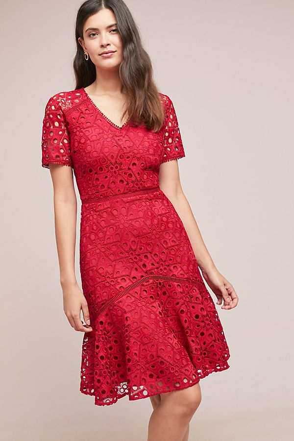 Slide View: 1: Shoshanna Lepage Lace Dress