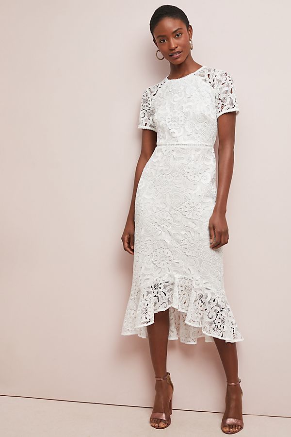 Slide View: 1: Shoshanna Edgecombe Lace Dress
