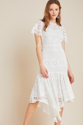 shoshanna white dress