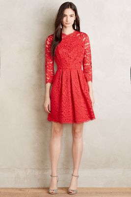 Vermillion Lace Dress