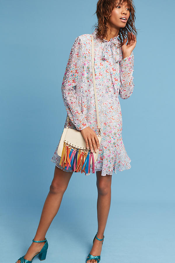 Slide View: 1: Sienne Silk Dress