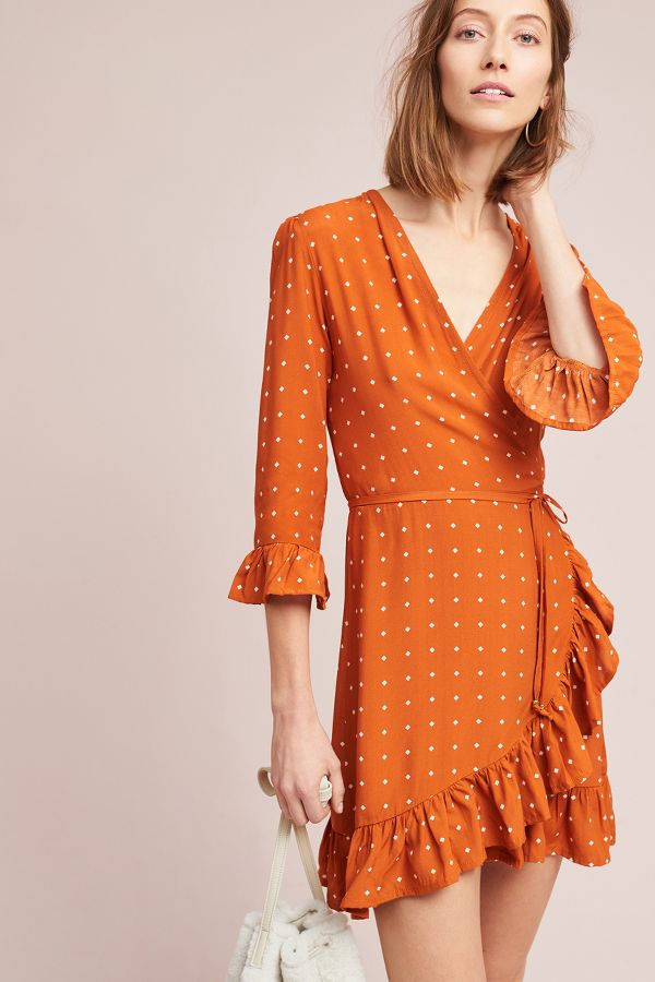 Slide View: 1: Faithfull Ginger Wrap Dress