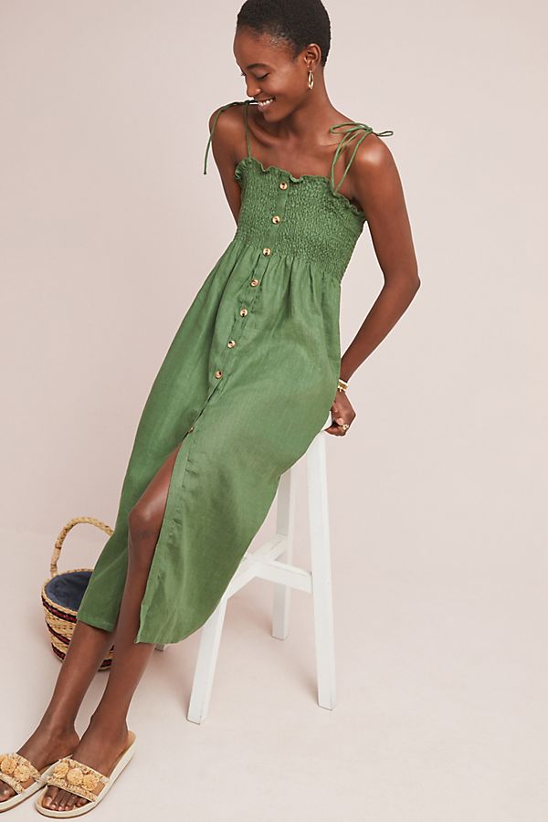 Slide View: 1: Faithfull Marissa Linen Dress