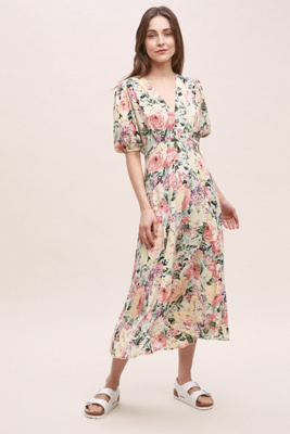 hunter green dress midi Hunter Green V-Neck Midi Dress – Peacocks & Pearls Lexington