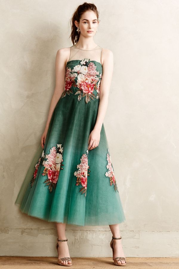 Prima Tulle Dress | Anthropologie