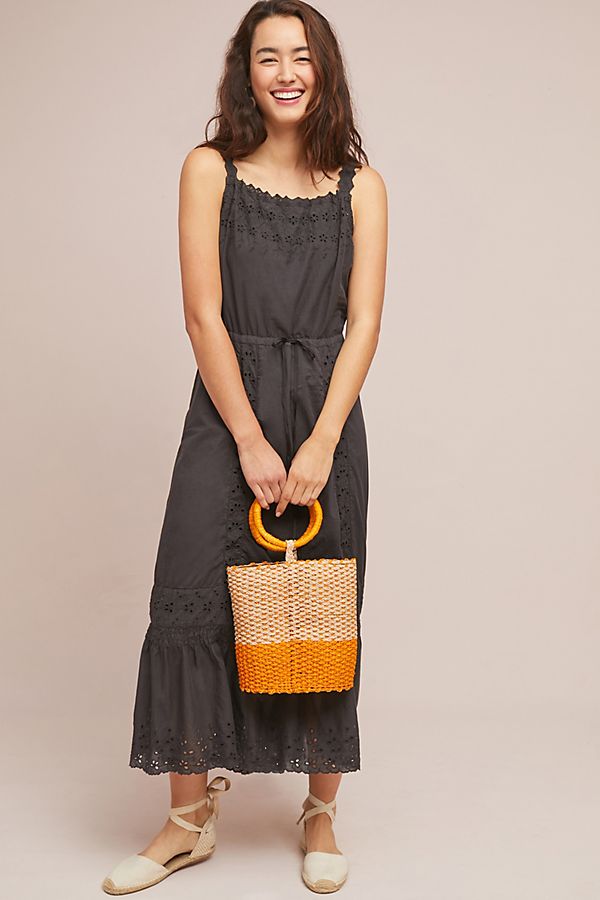 Slide View: 1: Amelia Eyelet Maxi Dress