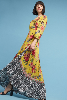 anthropologie maxi dress