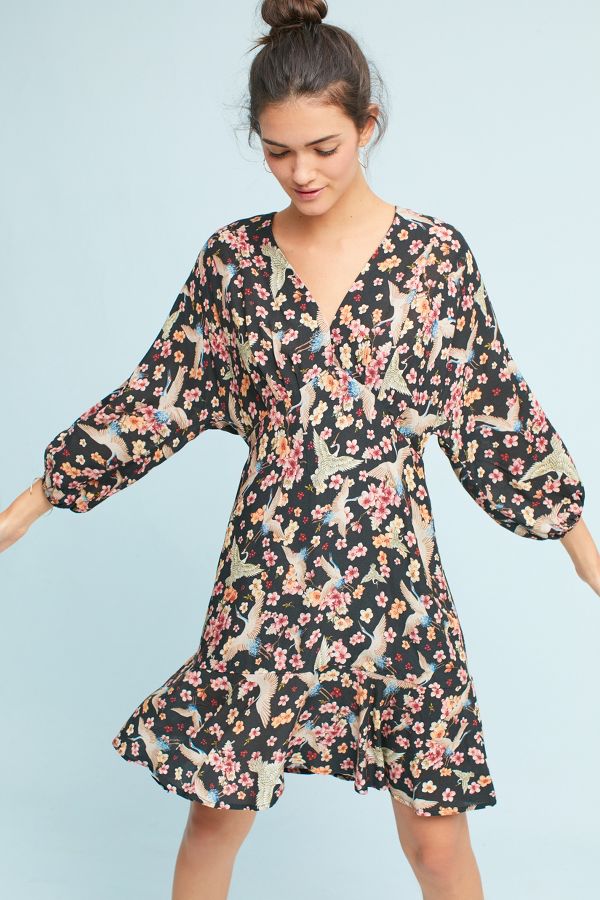 Farm Rio Avia V-Neck Dress | Anthropologie