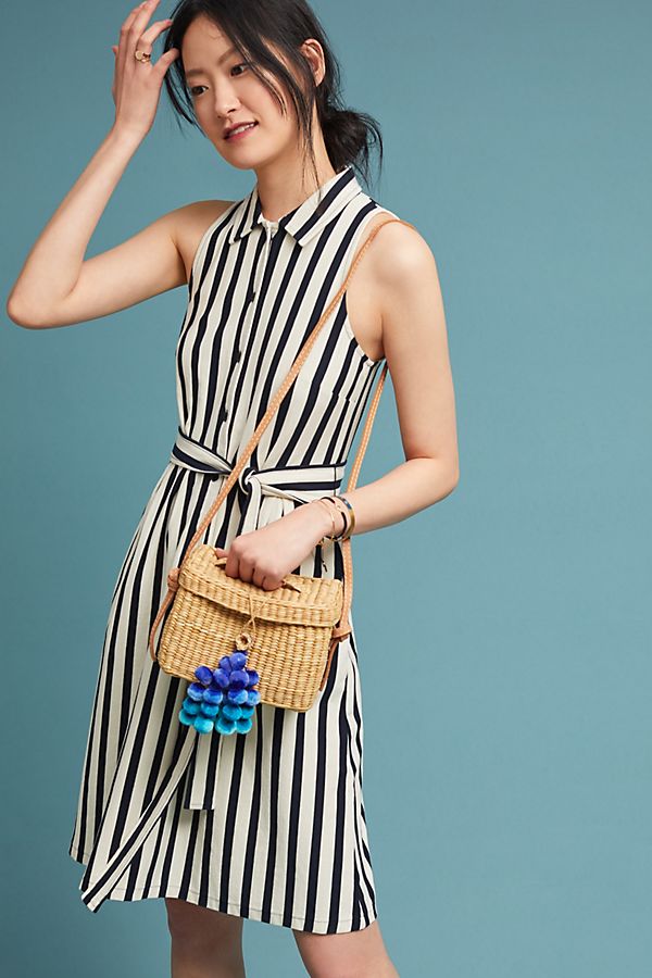 Slide View: 1: Nautical Shirtdress