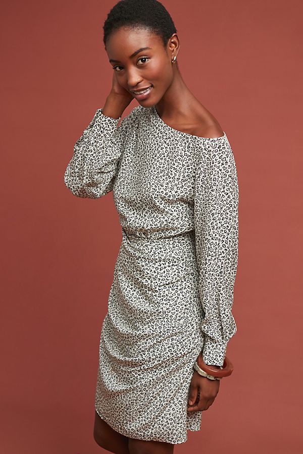 Slide View: 1: WHIT Silk Sheath Dress