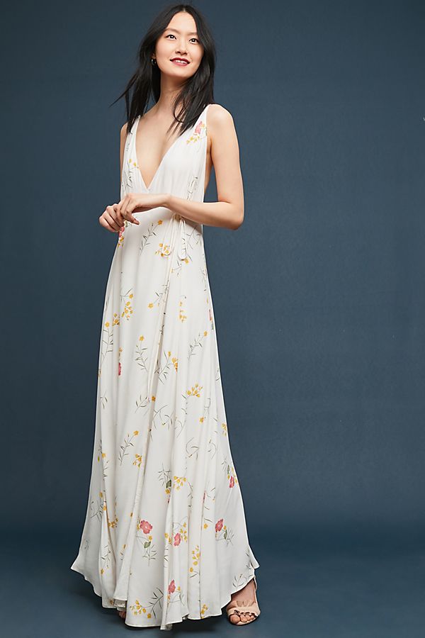 Slide View: 1: Josephine Wrapped Maxi Dress