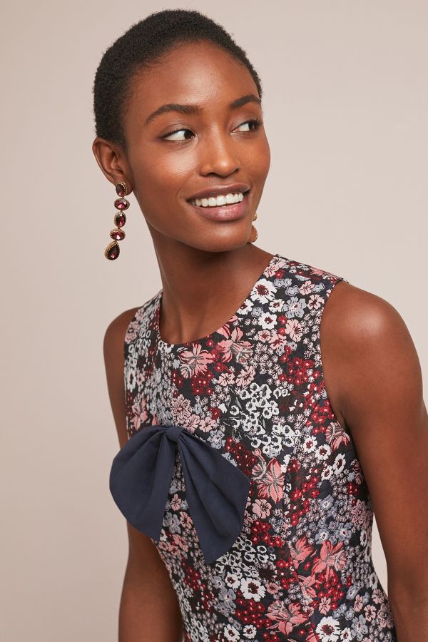 Bow-Tied Floral Dress | Anthropologie