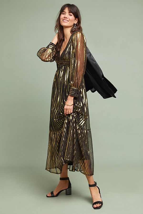 Slide View: 1: Antik Batik Chai Striped Dress
