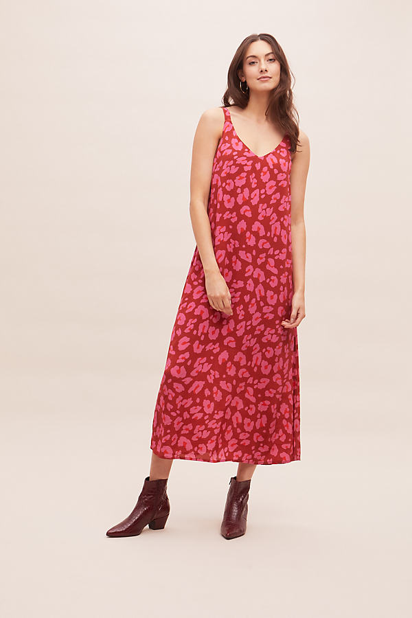 Lily And Lionel Anthropologie X  Rosie Leopard Dress