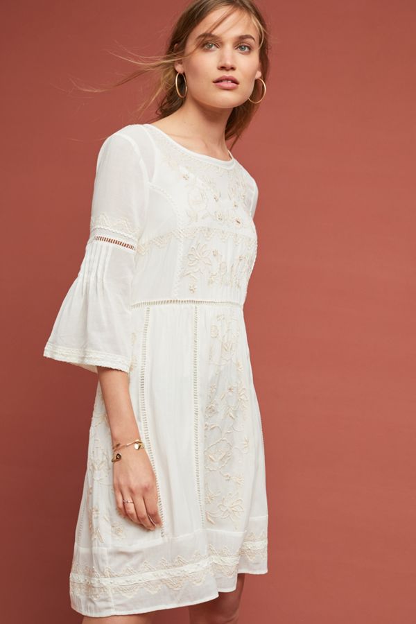 Slide View: 1: Tunic Laced Dress