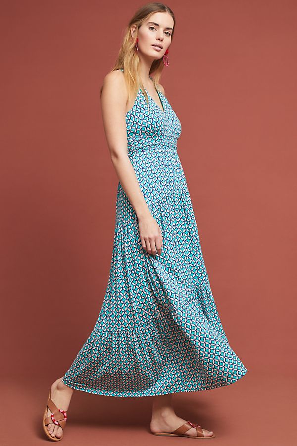 Slide View: 1: Mabel Halter Maxi Dress