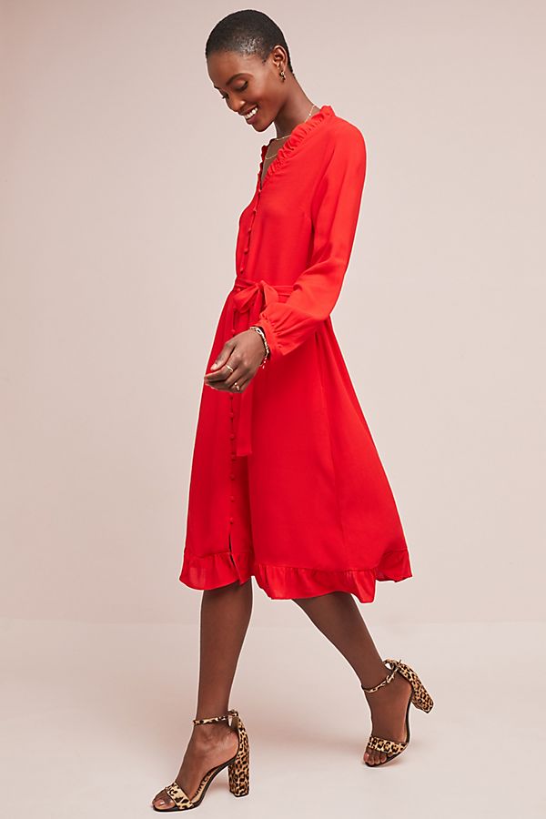 Slide View: 1: Anna Buttondown Dress