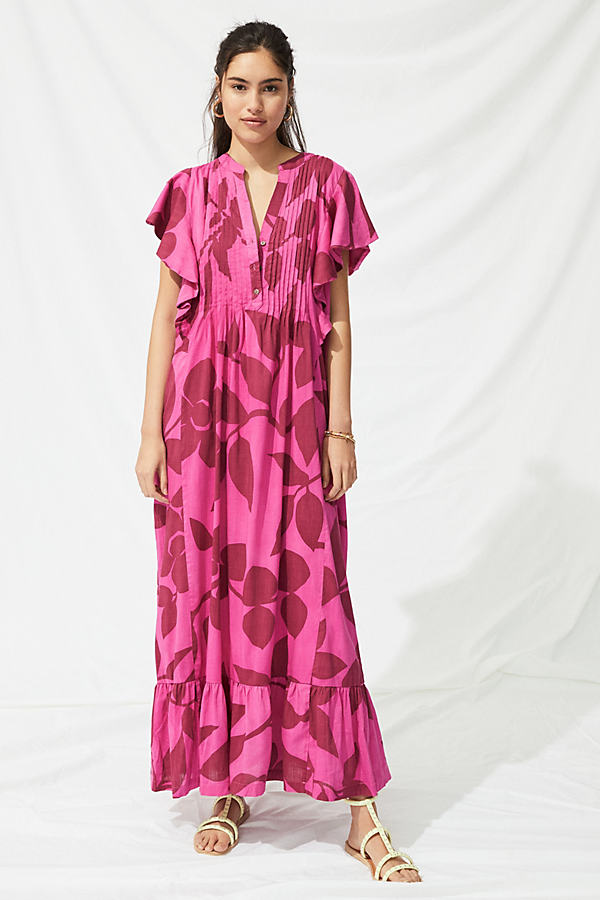Maeve Cassandra Maxi Dress In Pink | ModeSens