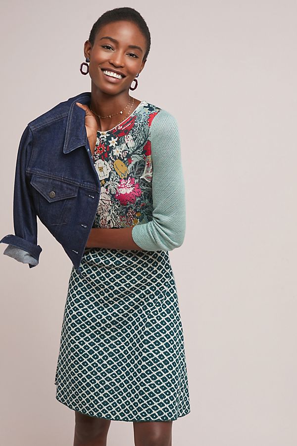 Slide View: 1: Flowerpot Sweater Dress