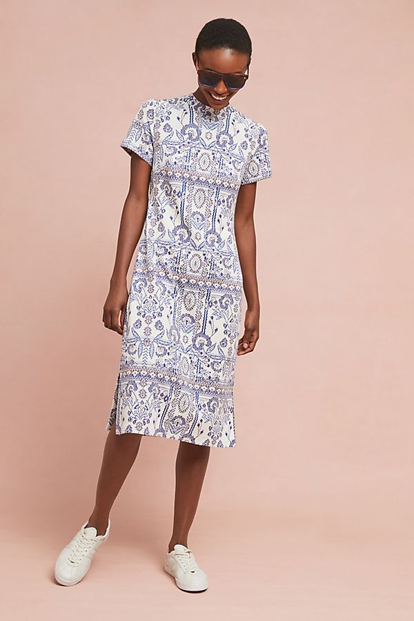 Slide View: 1: Lea Embroidered Dress