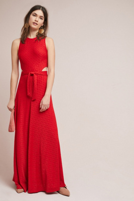 vivid imagination plum purple cutout maxi dress