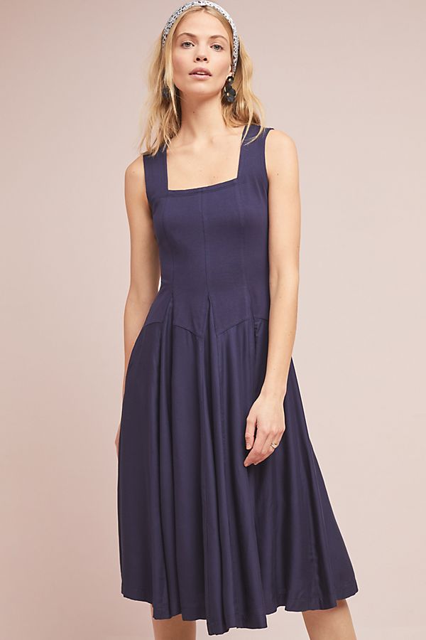 Slide View: 1: Emile Knit Midi Dress