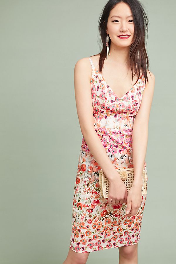 Slide View: 1: Celeste Floral Sheath Dress