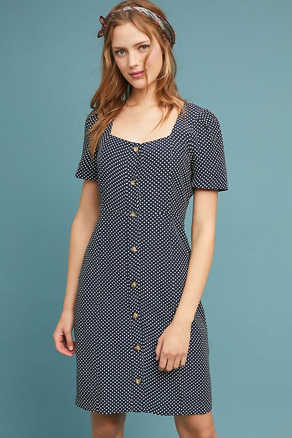 Slide View: 1: Cecile Polka Dot Dress