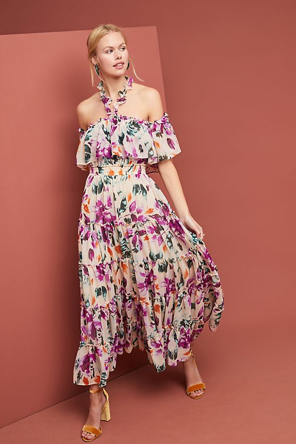 Slide View: 1: Mila Ruffled Dress