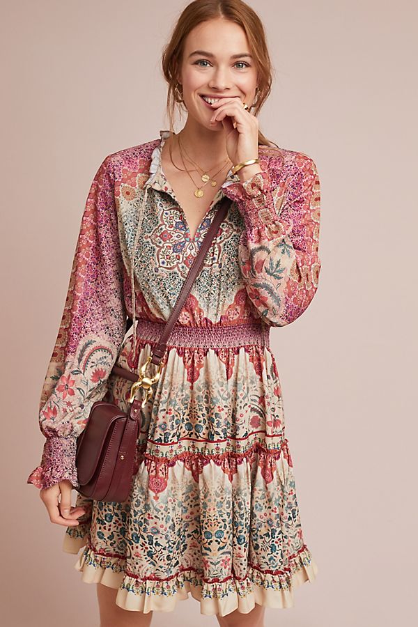 Slide View: 1: Dakota Peasant Dress