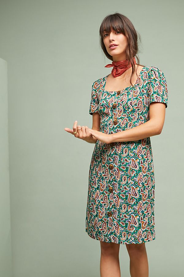 Slide View: 1: Seventies Shift Dress