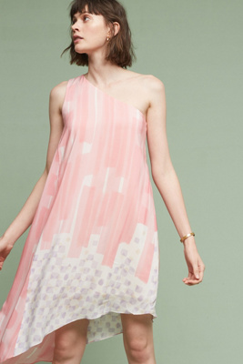 anthropologie pink dress