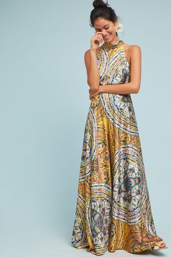 Paisley Maxi Dress | Anthropologie